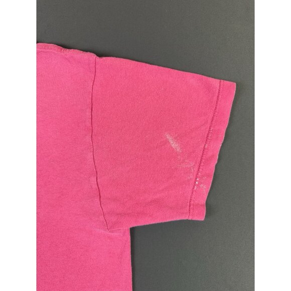 Rare Vintage Y2K Cows Ice Cream Art Painting Paint Splatter Pink Small Shirt - Picture 10 of 15